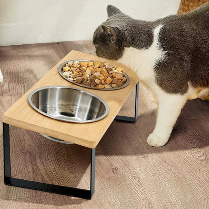 gamelle double surélevée pour chat